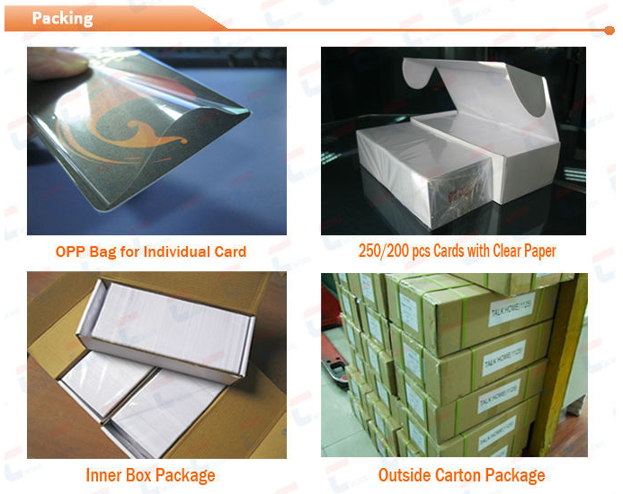hot selling golden RFID VIP card
