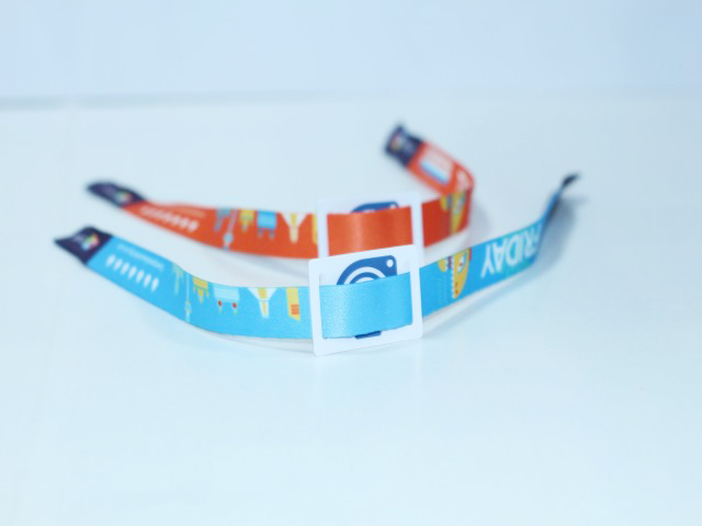 woven NFC festival wristband