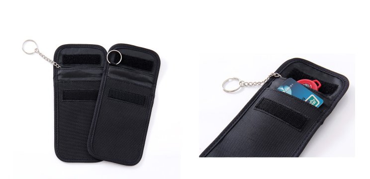 Oxford Fabric Car Keyfo RFID Signal Blocking Bag