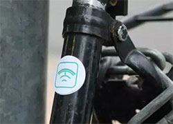 NFC Sticker Records GPS Address To Help Car Owners Find The Bike
