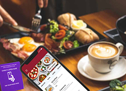 La industria de catering utiliza etiquetas de código QR de la Tabla NFC para ordenar de forma segura