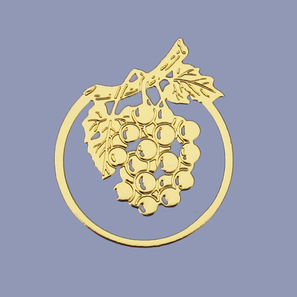 4.2*3.8mm Golden Color Christmas Metal Decoration