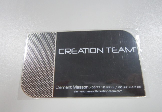 Nero metallo dell'acciaio inossidabile della carta