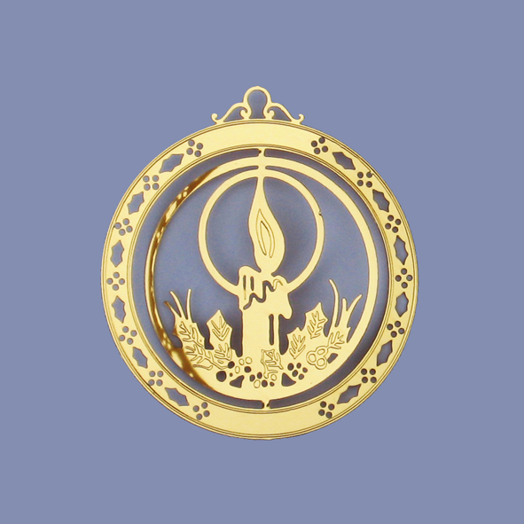 Natale decorazione in metallo oggetti appesi