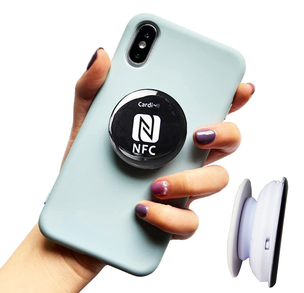 Aangepaste groothandel pop-up airbag mobiele telefoonhouder 3M waterdichte NFC-epoxytag