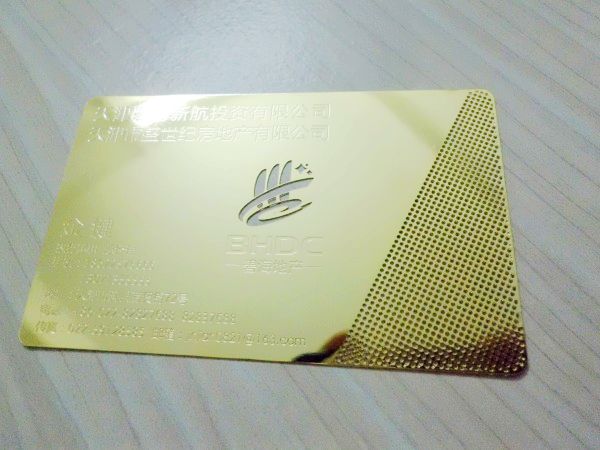 Gold Card metallo