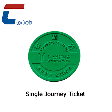 メトロ電車のための rfid トークン
