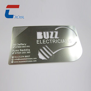 Biglietti da visita in acciaio inossidabile