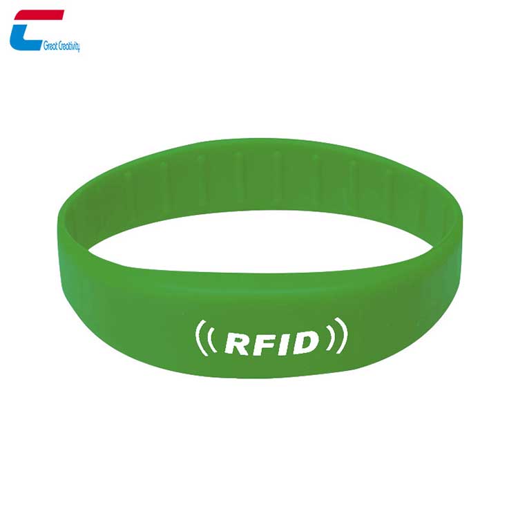 Pulseira RFID personalizada para parque aquático por atacado à prova d'água NTAG 213 pulseira de silicone