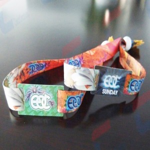 pulsera de tela ajustable RFID seguridad