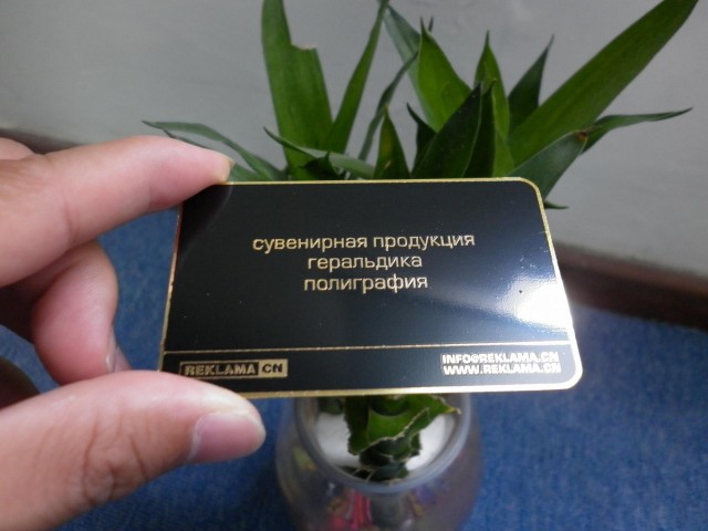 Biglietti da visita in metallo nero prezzo a buon mercato