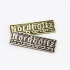 personalizzata in metallo nome tag