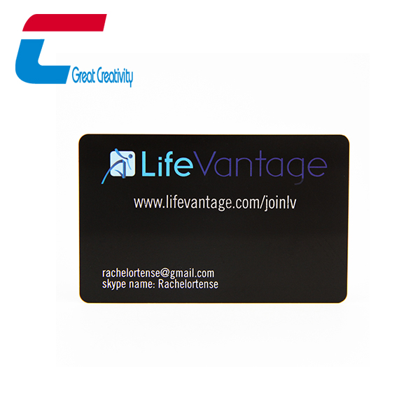 定制印刷黑色塑料名片