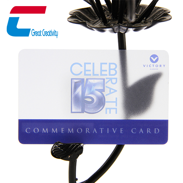 高品质磨砂透明 PVC 名片