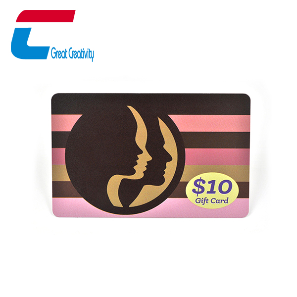 Op maat gemaakte, afdrukbare plastic cadeaubonnen voor promoties