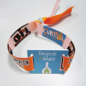 可重复使用的 pvc nfc 标签面料腕带