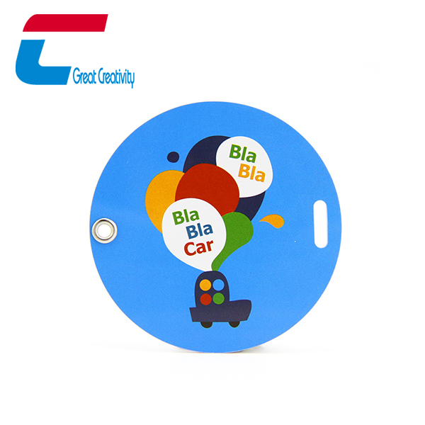 Round Shape PVC Travel Luggage Tags