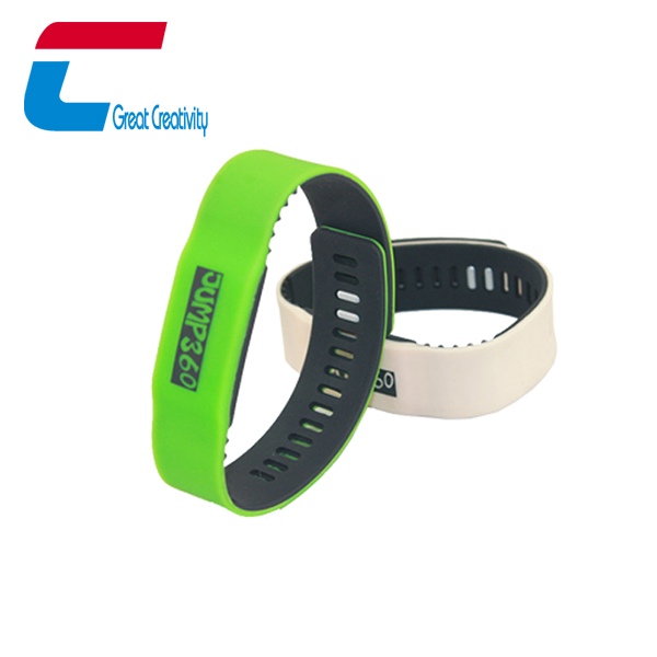 Waterproof Silicone Passive 13.56mhz RFID Wristband