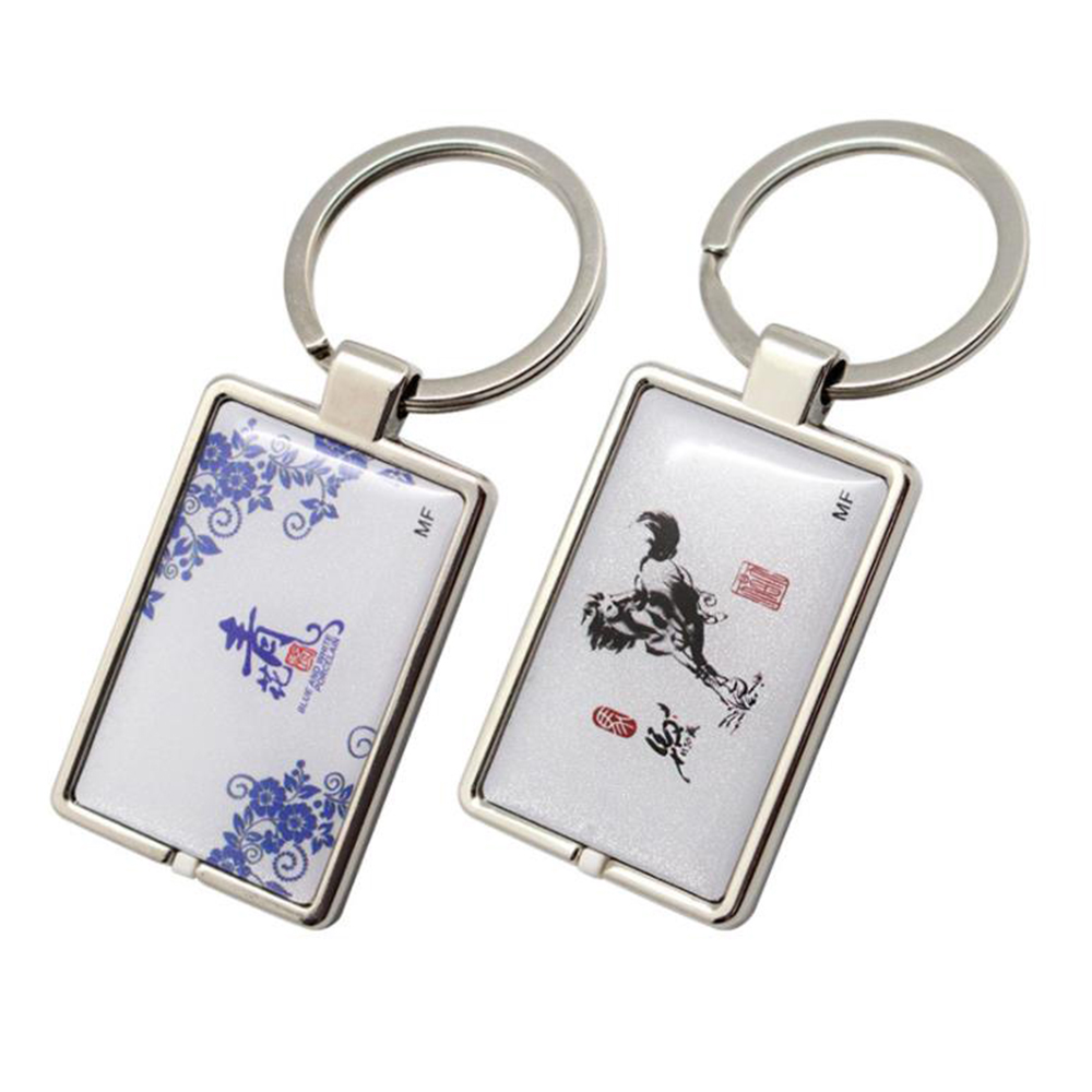 13.56MHz 1K Rewritable RFID Keyfobs Waterproof Key Tag Changeable NFC Access Control Card Epoxy Tags