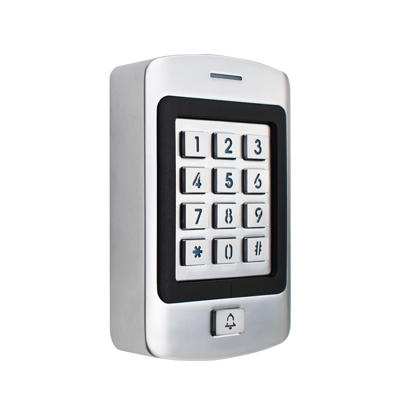 ACM-208D IP66 Metal 125KHz RFID Proximity Keypad Reader Access Control Keyboards with Doorbell