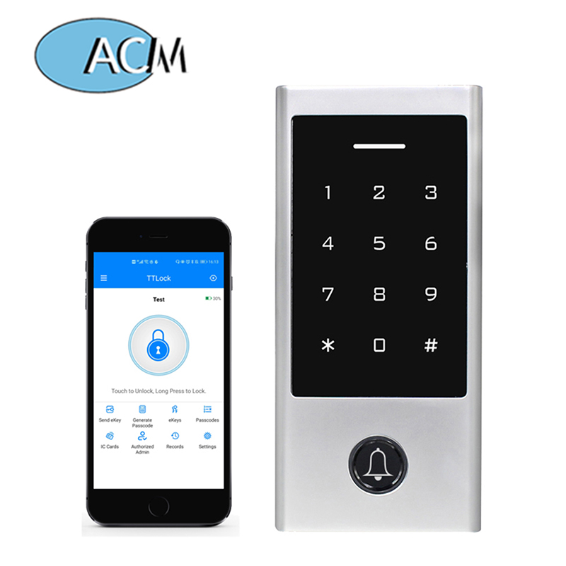 ACM-231 13.56MHz Touch Keypad Bluetooth RFID Access Control with TTLock APP Compatible with Mifare Card