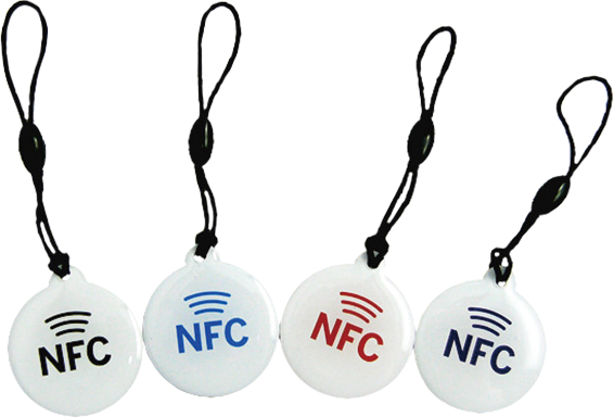 ACM-NFC-T012 Epoxy Rewritable Custom Design rfid hang luggage tag RFID keychain keyring