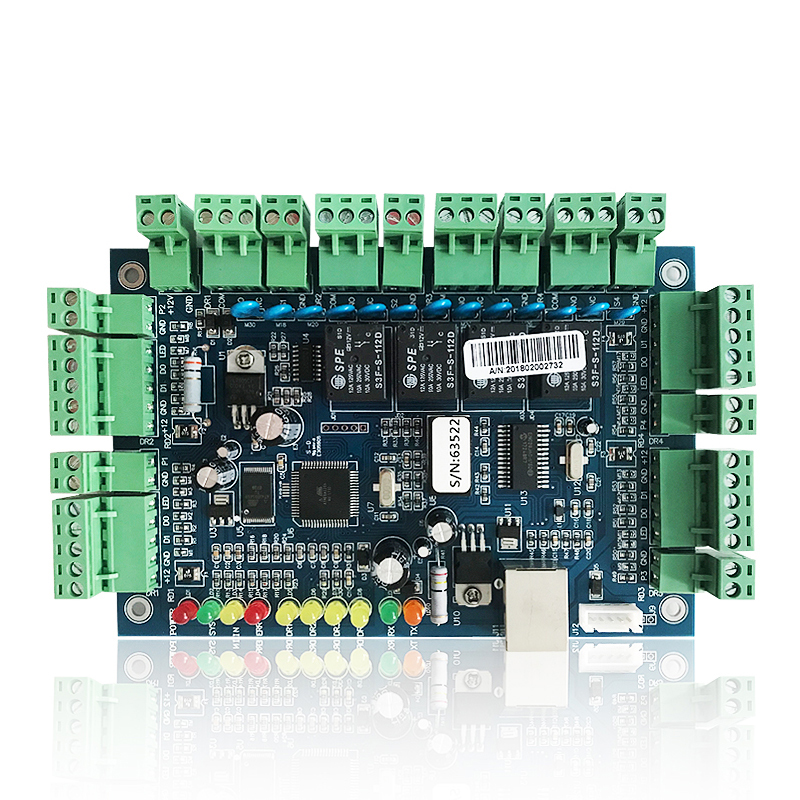 ACM-T04 لوحة تحكم الوصول إلى شبكة TCP / IP ذات أربعة منافذ