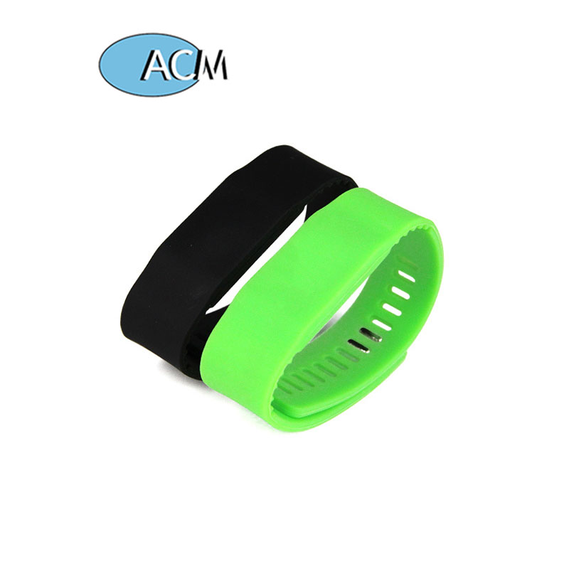 Adjustable Passive RFID Wristband Silicone RFID Wristband NFC TAG Waterproof Smart RFID Bracelet