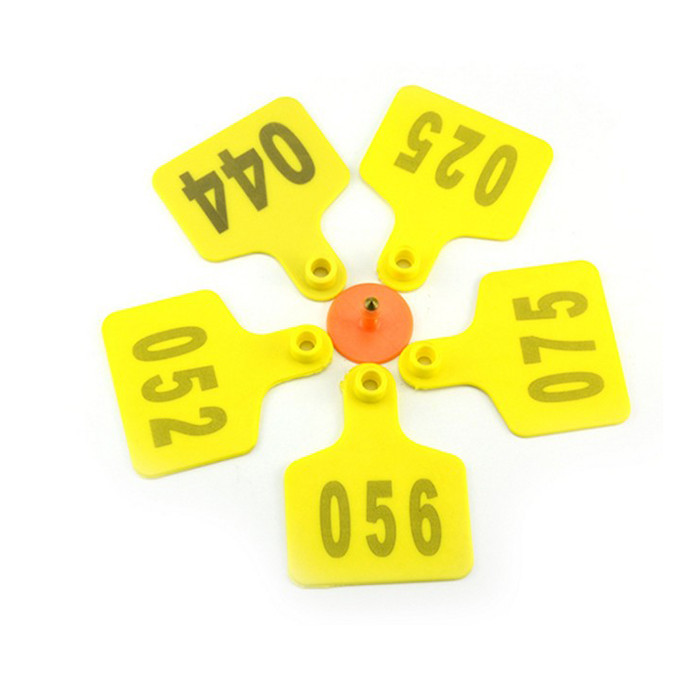 가축 가축 관리인을위한 가축 가축 꼬리표 UHF RFID 동물 귀 꼬리표