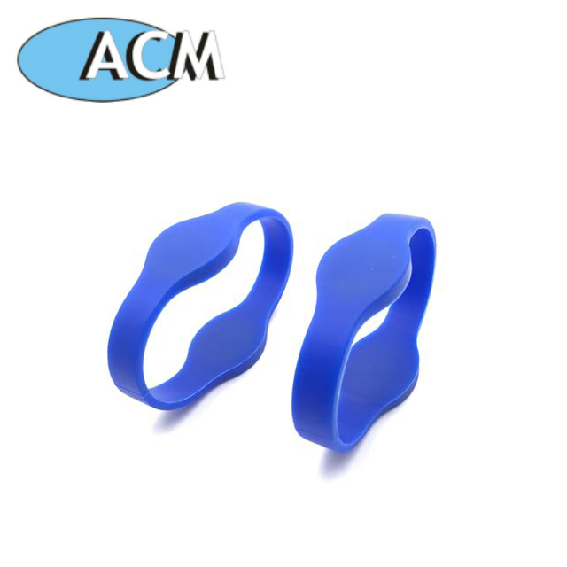 Customised Rubber Silicon Chip active rfid wristband rubber wristband