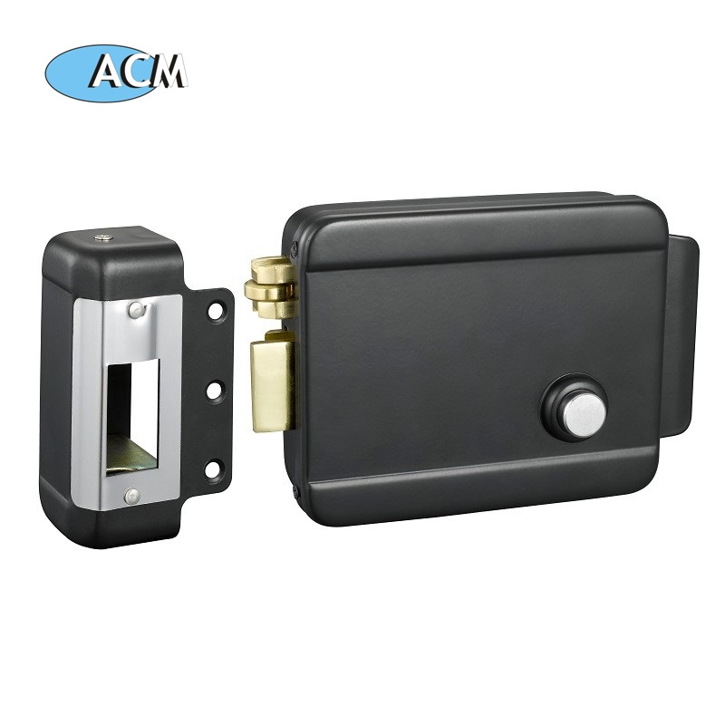 Electric Lock 12VDC smart electric rim lock with single cylinder