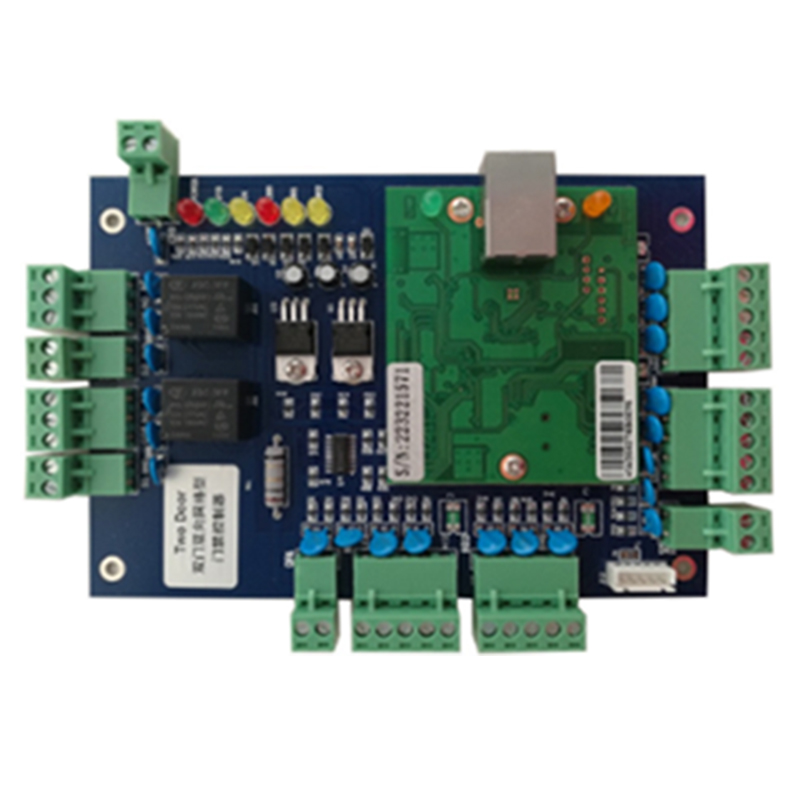 Entry Door Security System Wiegand Solution Controller Board TCP IP RFID Network Two Door Access Control Panel