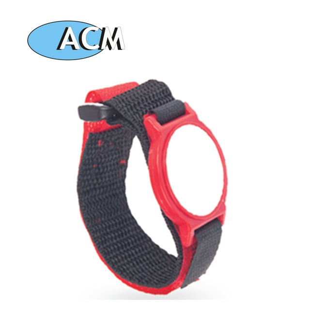 Good selling customized 13.56 Mhz  nylon RFID bracelet /strap/wristband