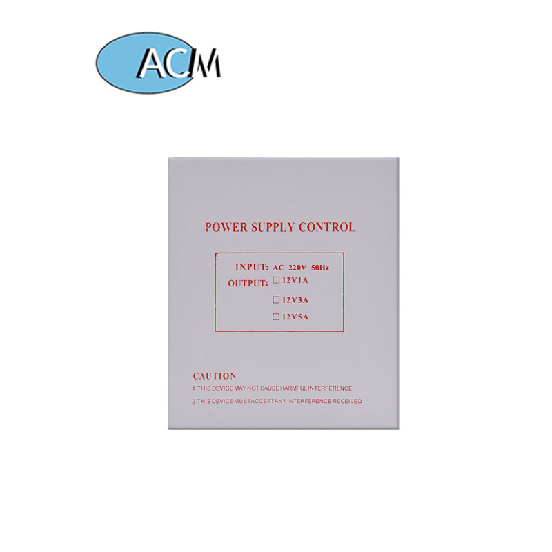 Yedek pil ile yüksek kaliteli DC 12 V çıkış 3A erişim kontrolü güç kaynağı