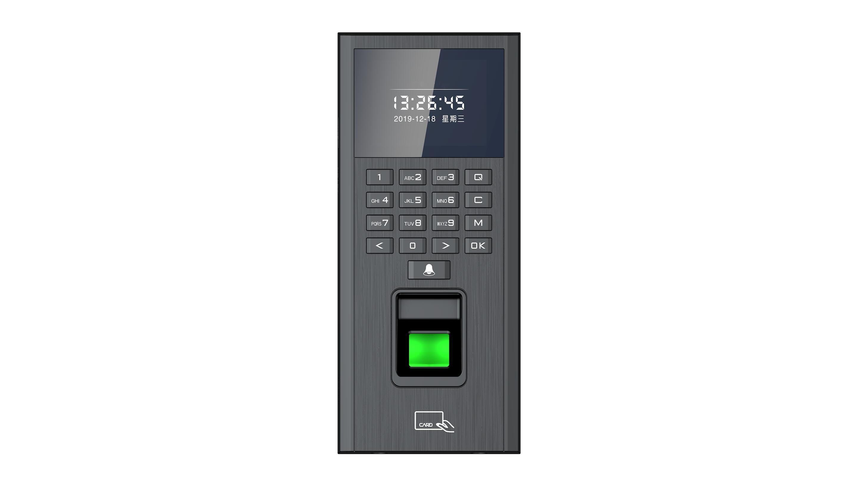 High Quality Waterproof Dual Frequency Card Reader Fingerprint/Password Access Control Machine