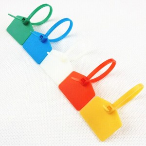 Long Range Zip Tie RFID Tags Disposable High Security Self-locking Seal Tag For Environment Application With Numbered