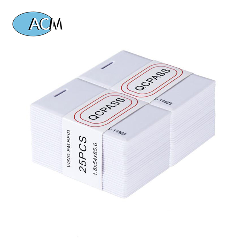Proximity Blank IC MF Blank Cards 1.8mm Thickness 13.56Mhz RFID Thick Clamshell Card
