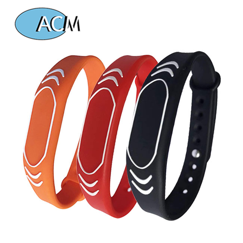 Colofull adjustable Silicon  RFID Wristband