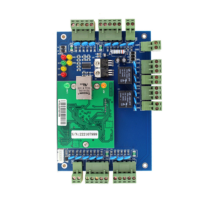 TCP / IP Web Smartphone APP لوحة التحكم في الوصول إلى الباب المزدوج