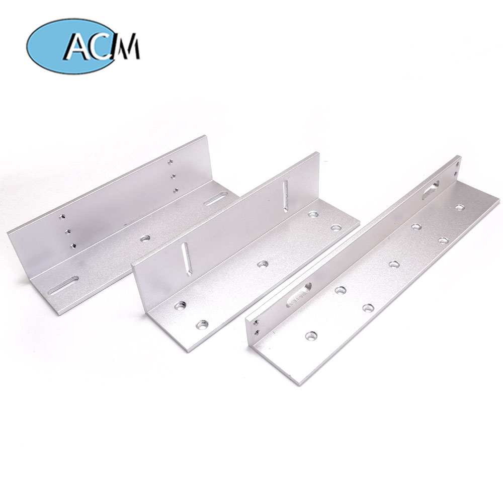 나무 금속 EM 도어 용 Z & L 브래킷 280KG 600lbs 전기 자기 잠금 액세스 제어 잠금 ZL 브래킷