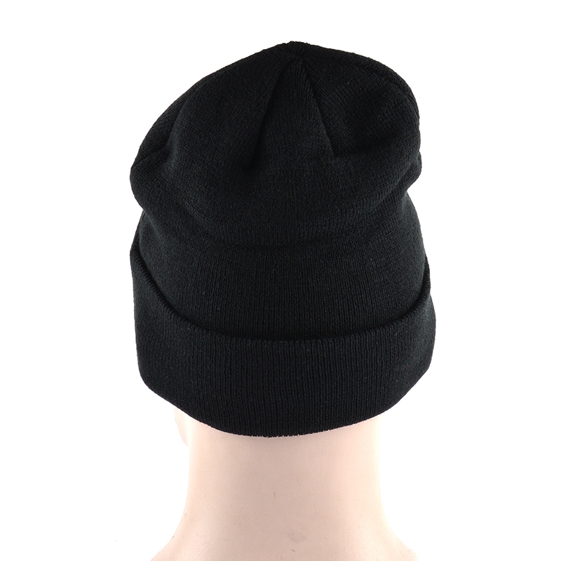 china beanie hat black and white