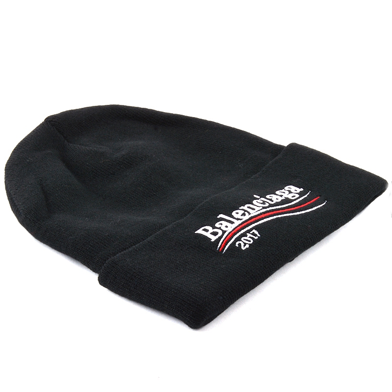 Jacquard & Embroidery Knitted Hat