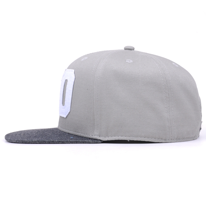 6-Panel Blank Wool Snapback