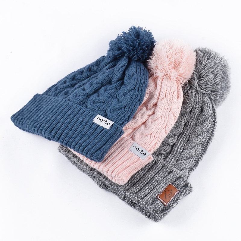 plain pom pom winter beanies
