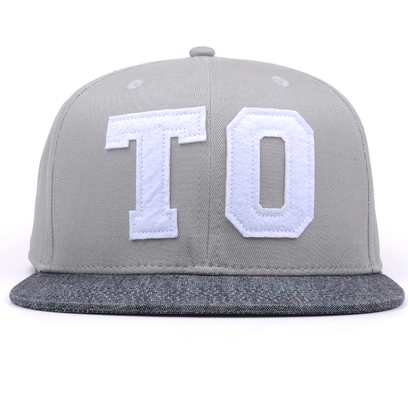 6-Panel Blank Wool Snapback