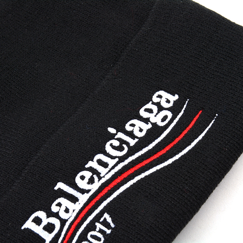 Jacquard & Embroidery Knitted Hat