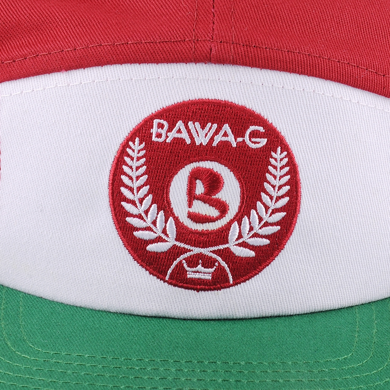 embroidery logo custom 5 panels cap, flat brim 5 panels embroidery cap, plain embroidery 5 panels cap