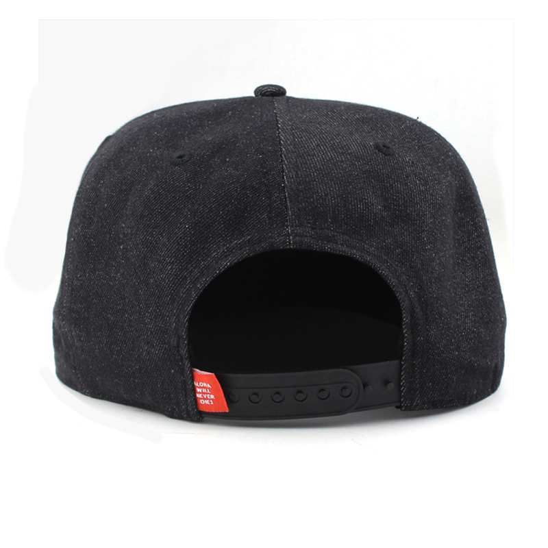denim snapback caps flat hats
