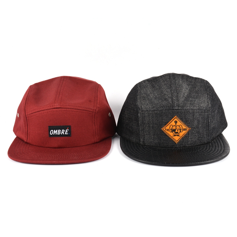 china custom 5 panels cap wholesale