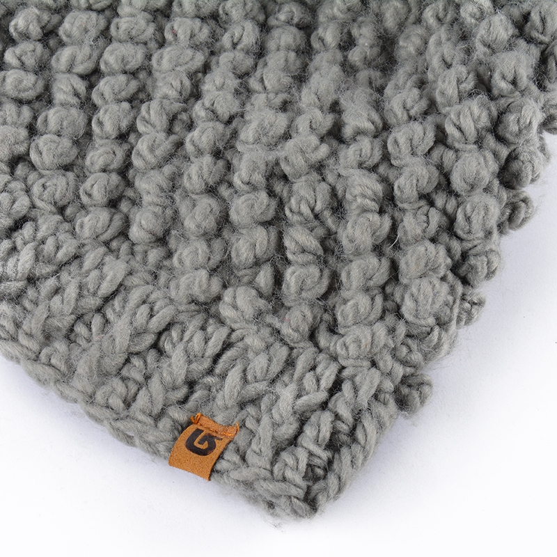 design logo wholesale winter knitted hats pom beanies